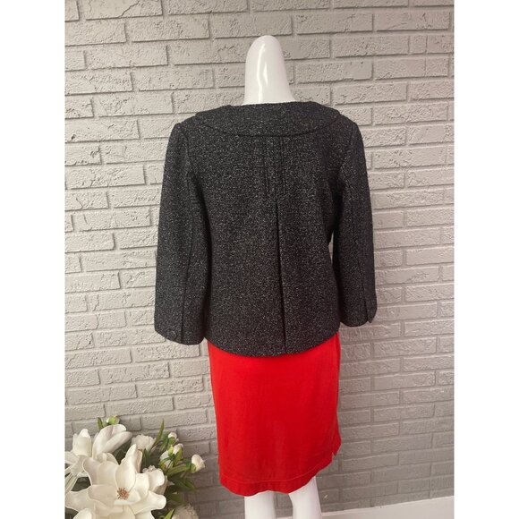 JDS Collection Women Long Sleeve Wool Blend Swing Jacket Size S - Picture 4 of 9